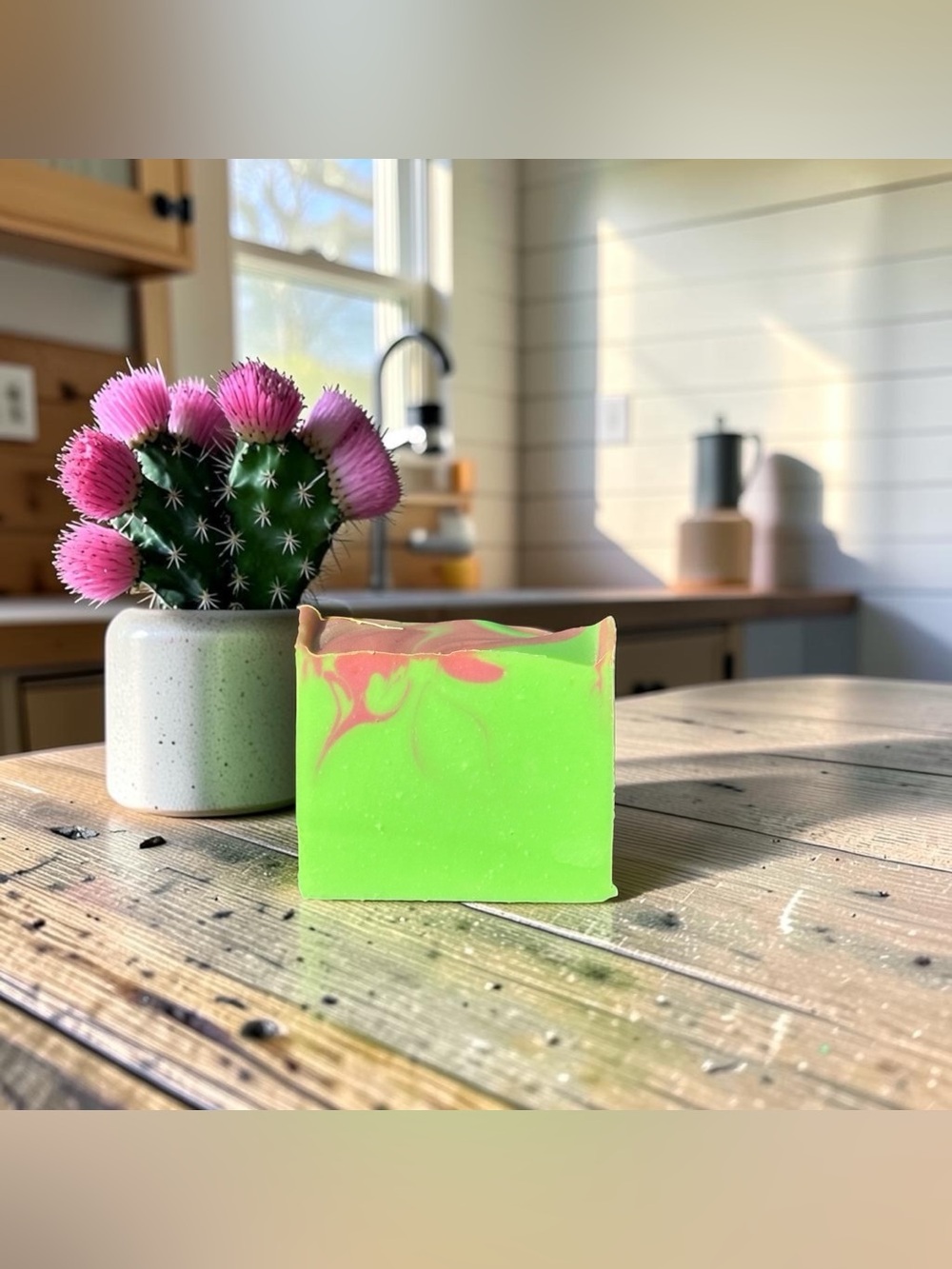 Handcrafted Goat’s Milk Soap in Baja Cactus Blossom